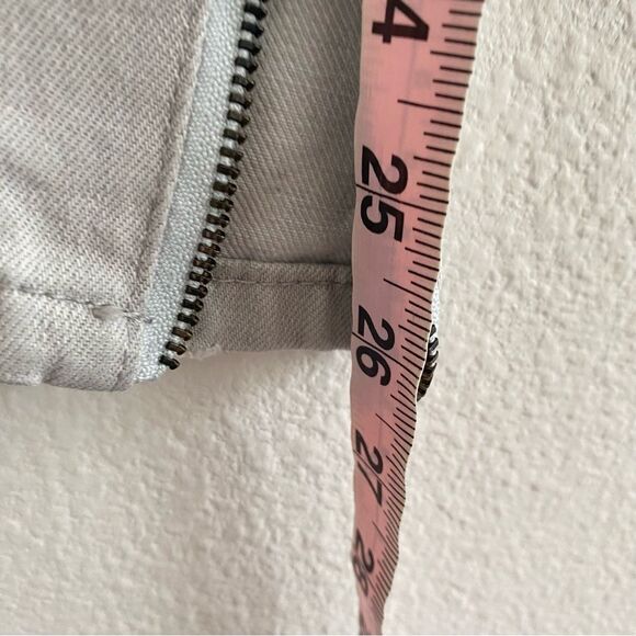 NWT One Teaspoon Trashed Free Birds Grey Skinny Distressed Low Rise Denim Siz 26 - Picture 12 of 14